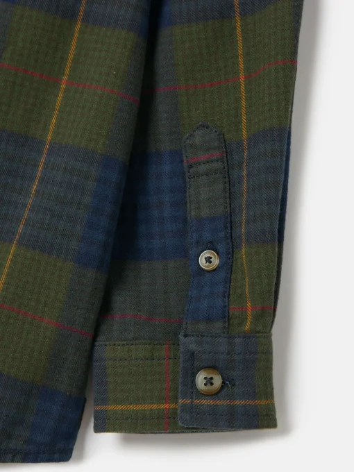 Boys' Buchanan Green Checked Shirt