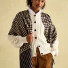 Bracewell Black & Brown Blanket Scarf