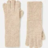 Effie Camel Knitted Gloves