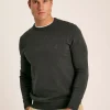 Jarvis Grey Crew Neck Knitted Jumper