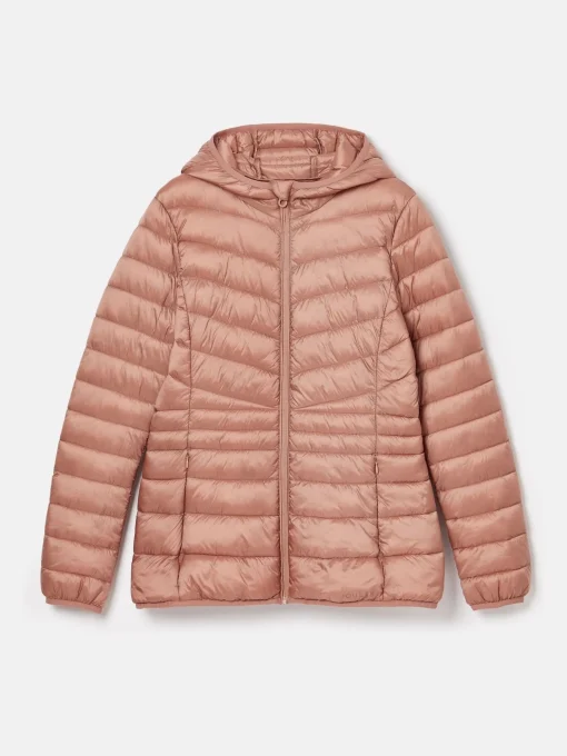 Kenley Pink Showerproof Padded Coat with Hood