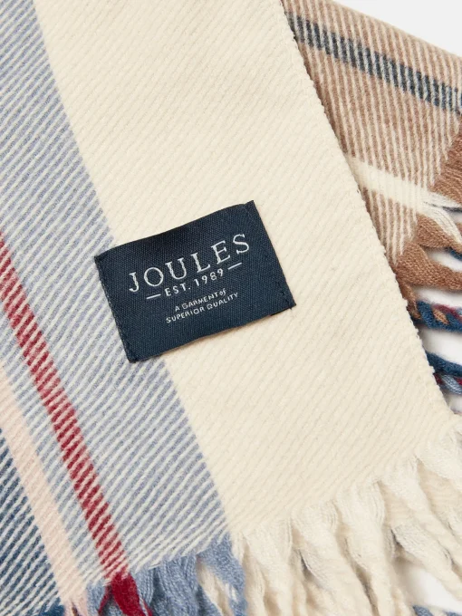 Langtree Cream & Blue Scarf